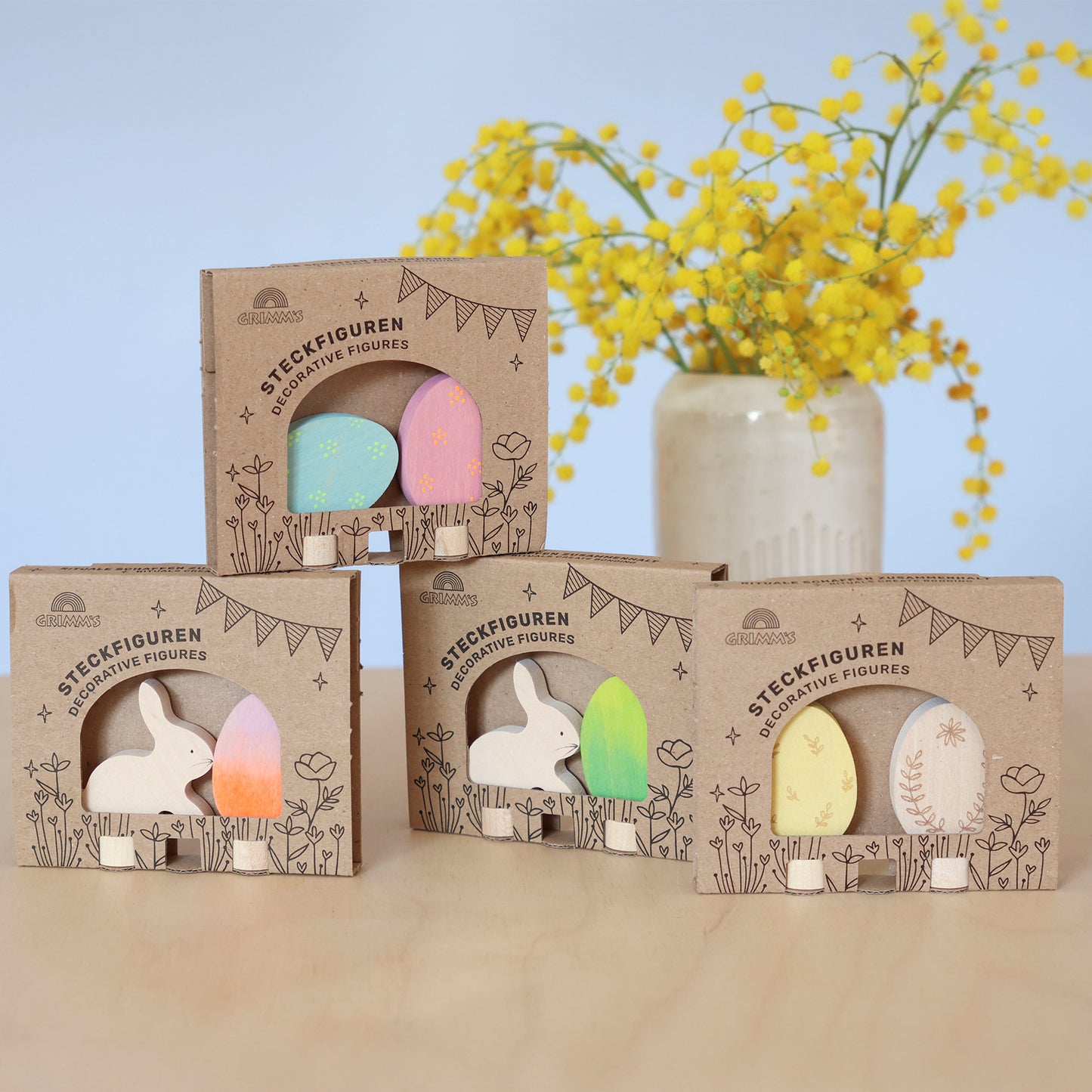 Grimm's Deco Eastereggs Floral Duo