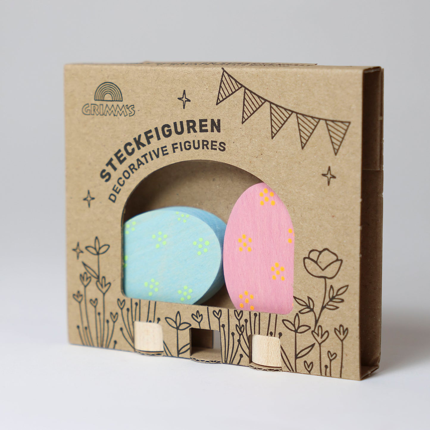 Grimm's Deco Eastereggs Floral Duo