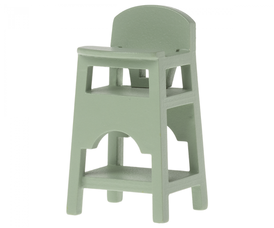Maileg High chair, Mouse - Mint