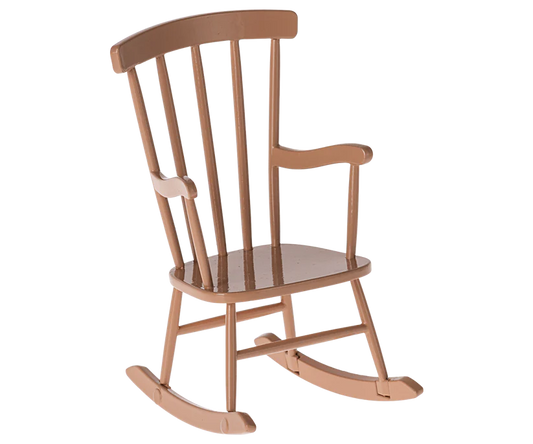 Maileg Rocking chair, Mouse - Dark powder
