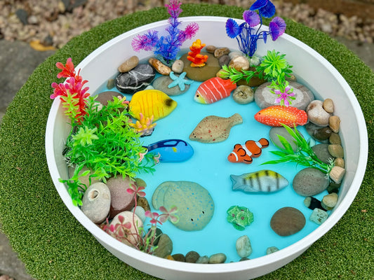 Yellow Door Sensory Play Stones – Fish