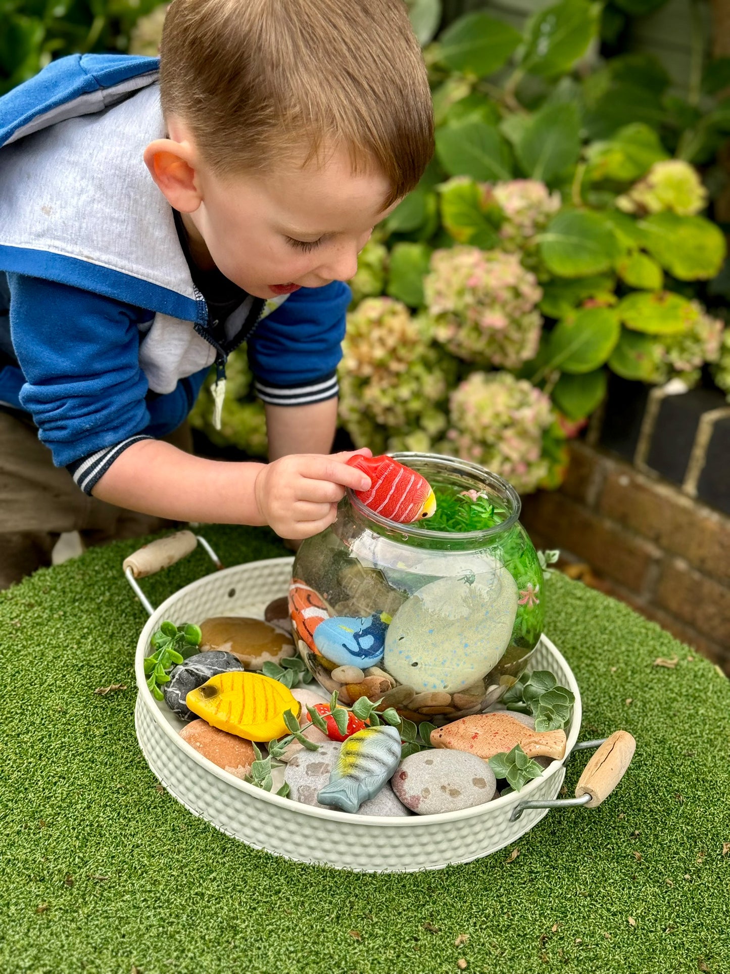 Yellow Door Sensory Play Stones – Fish