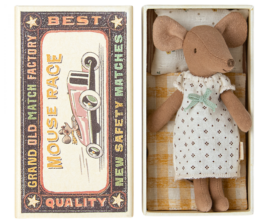 Maileg Big sister mouse in matchbox