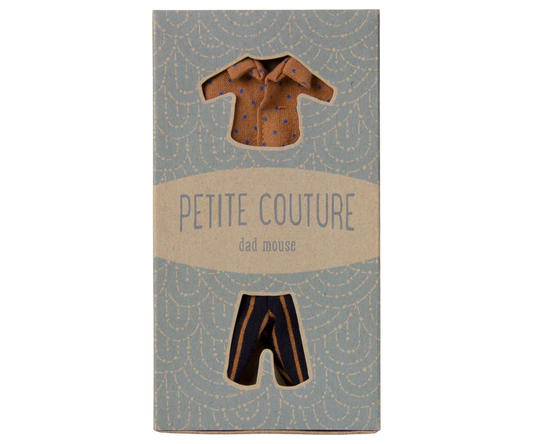 Maileg Shirt and striped pants, Dad mouse