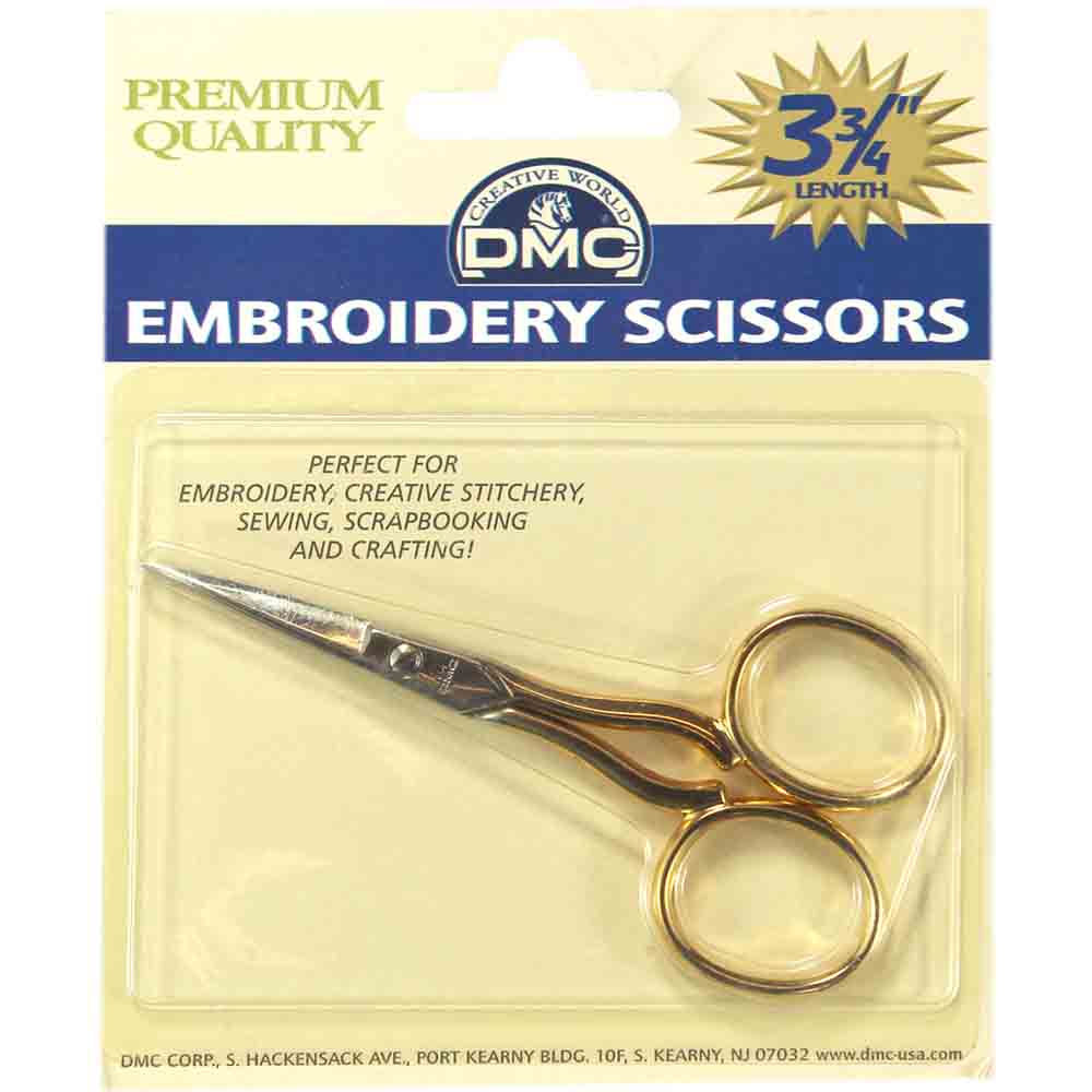 DMC Gold Handled 3.75″ Embroidery Scissors