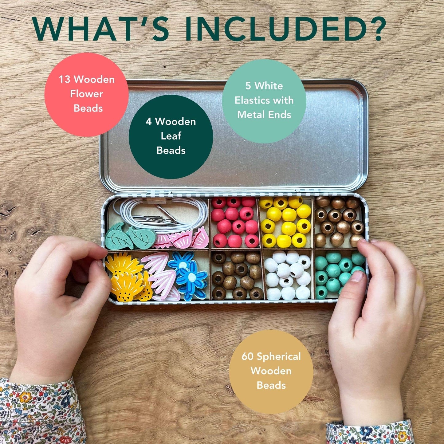 Wildflower Bracelet Bead Kit (Makes 5 Bracelets)