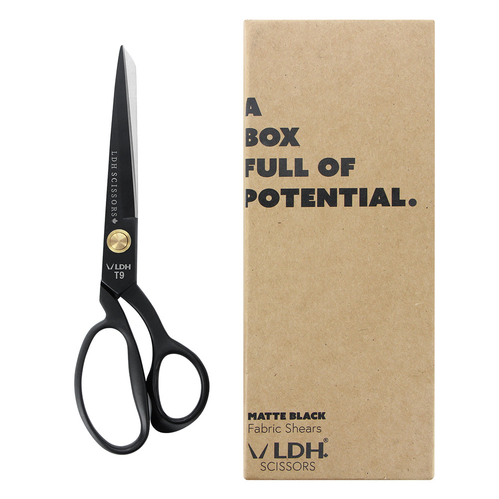 Fabric Shears - Matte Black - 91⁄2″