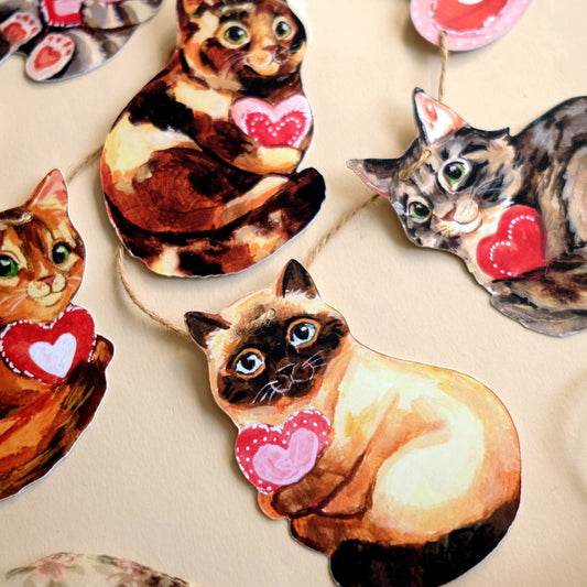 Cats Paper Garland | DIY Garland Kit