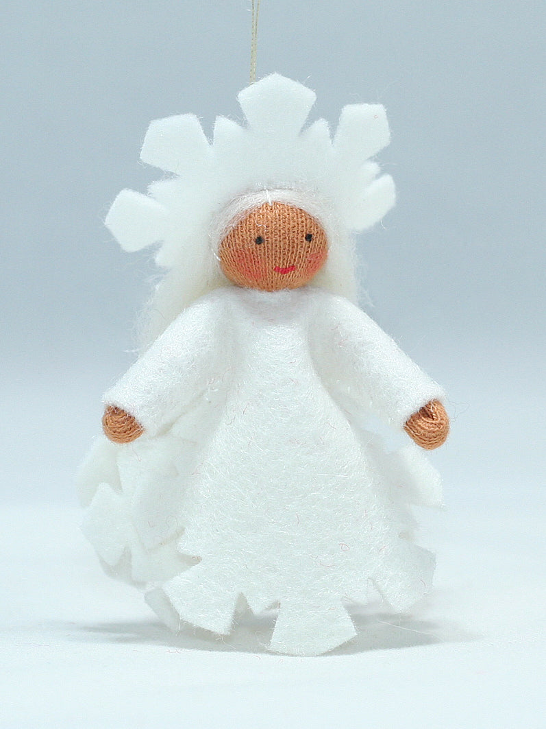 Ambrosius Ice Crystal Princess | 2.5" Miniature Hanging Felt Doll