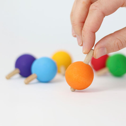 Grimm's Rainbow Spinning Tops