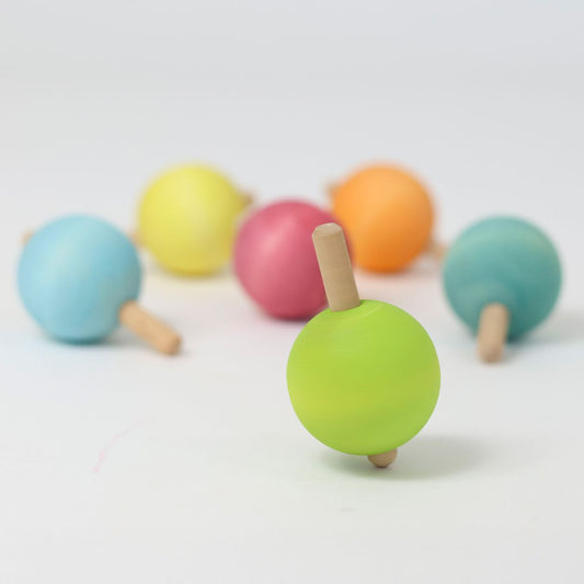 Grimm's Pastel Spinning Tops