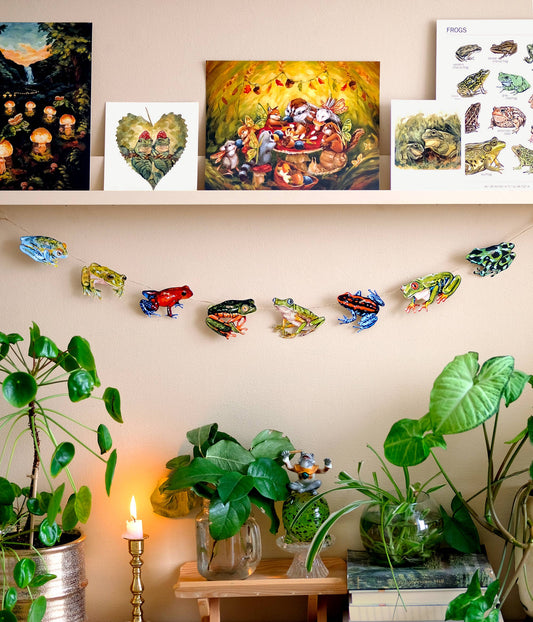 Frog Garland | DIY Paper Garland Kit