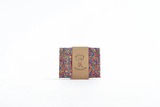 Rainbow Confetti Play Cloth 90 x 90 cm