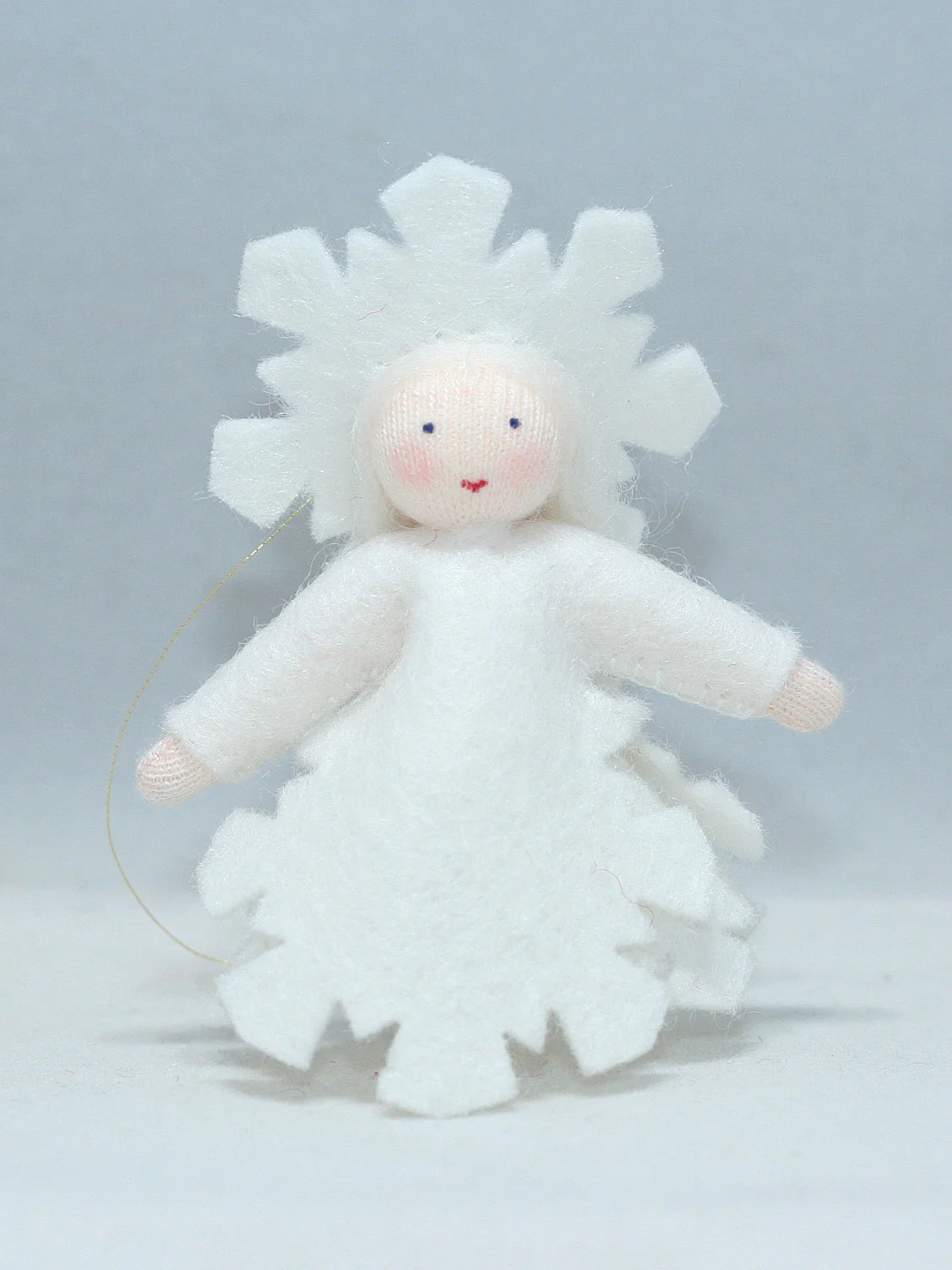 Ambrosius Ice Crystal Princess | Miniature Hanging Felt Doll