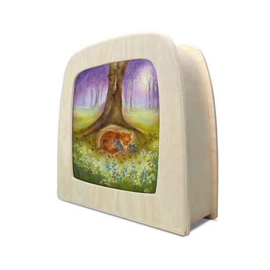 Toverlux | Baukje Exler - Little Fox Family Silhouette