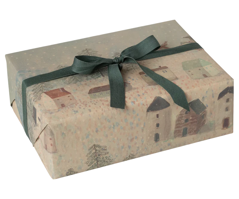 *PRESALE* Maileg Gift wrap, 10 m - Santa is coming