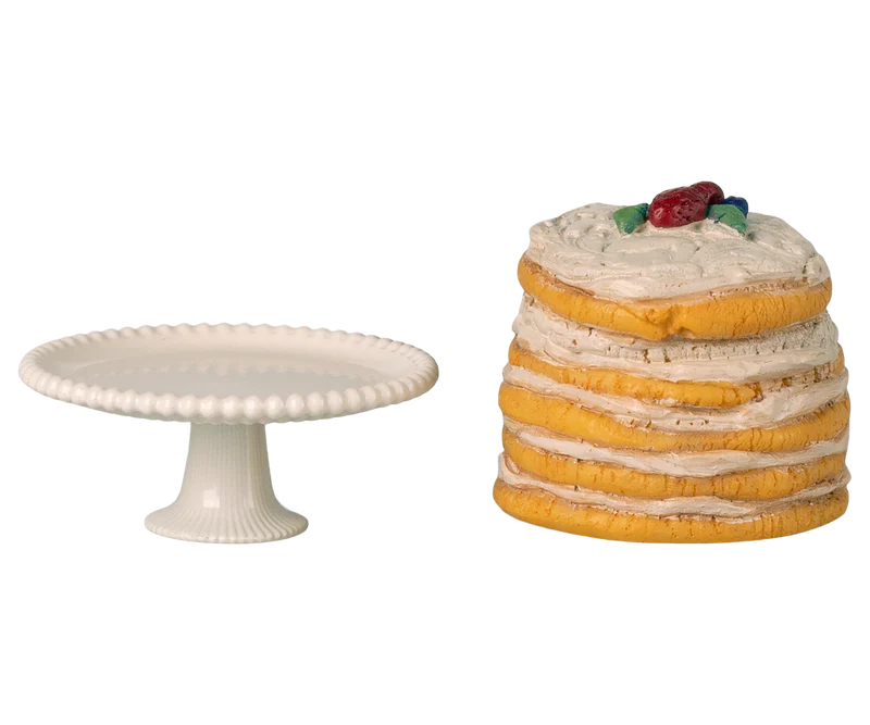 *PRESALE* (May) | Maileg Wedding cake and cake stand, Mouse