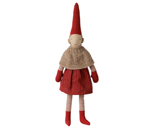 Maileg Pixy, Size 2 - Girl - Knitted cape and skirt