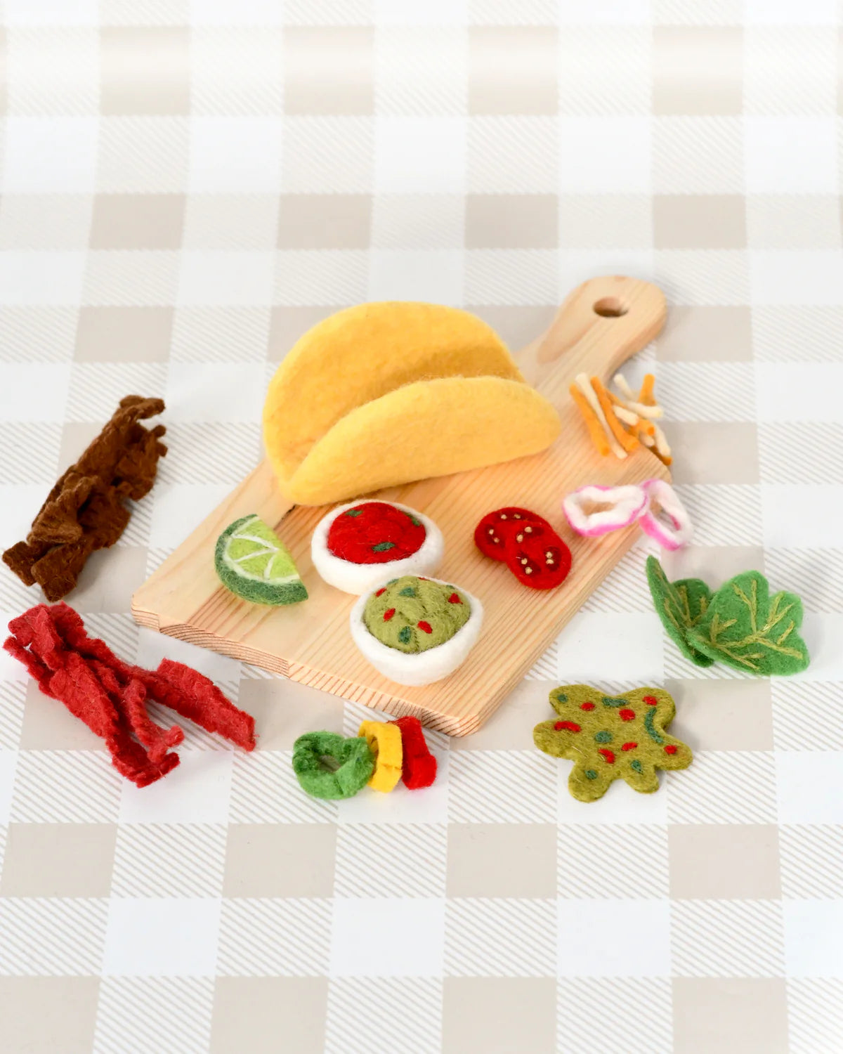 Felt Taco Play Food Set