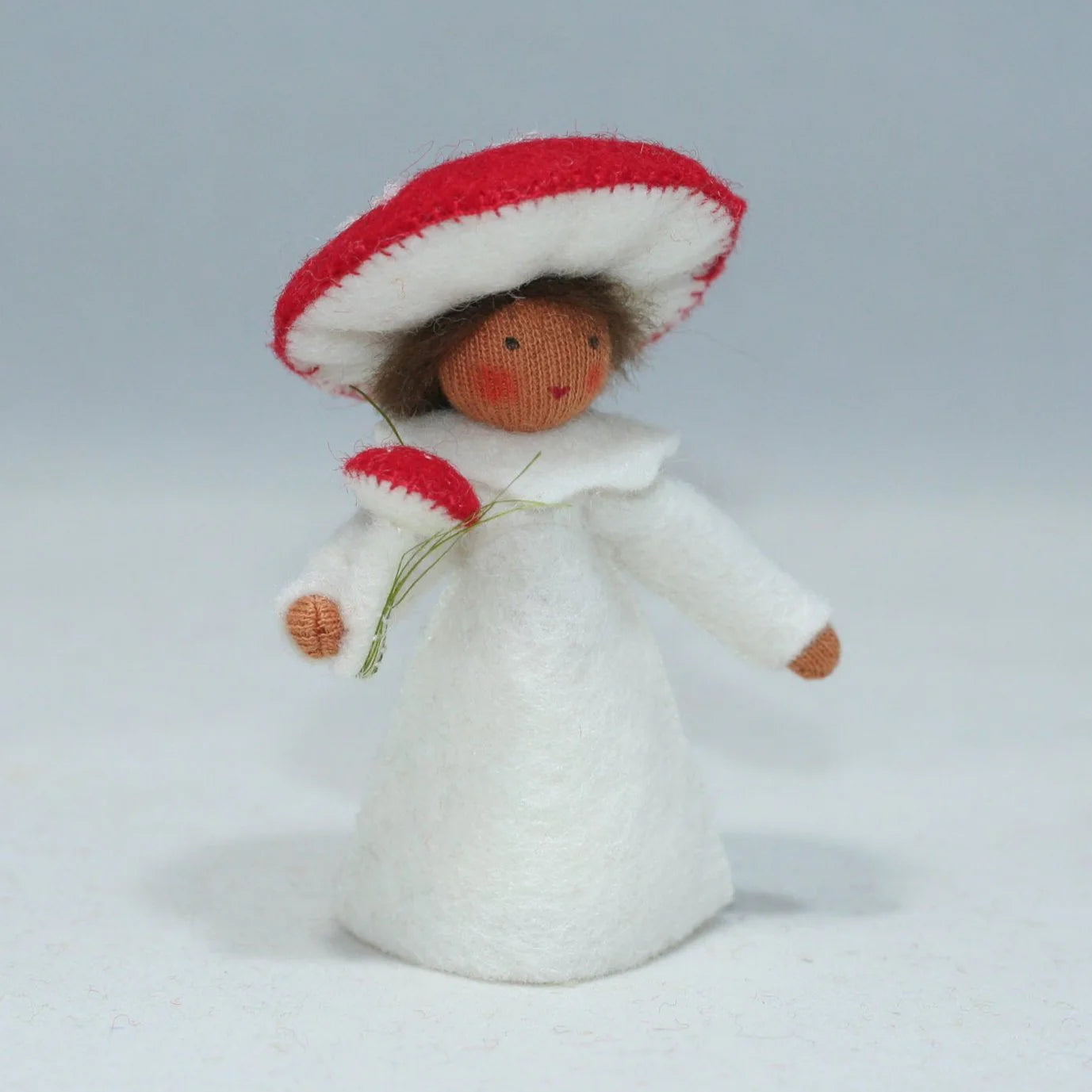 Ambrosius Fly Agaric Fairy | 3" Miniature Standing Doll