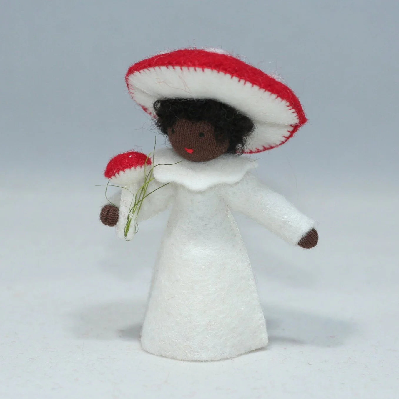 Ambrosius Fly Agaric Fairy | 3" Miniature Standing Doll