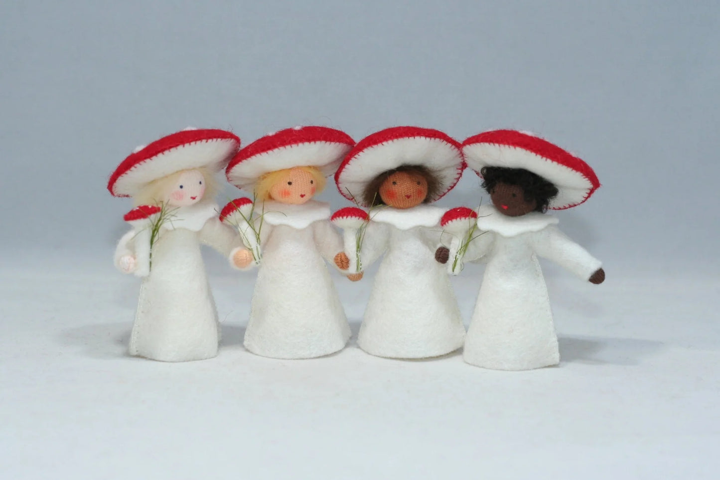 Ambrosius Fly Agaric Fairy | 3" Miniature Standing Doll