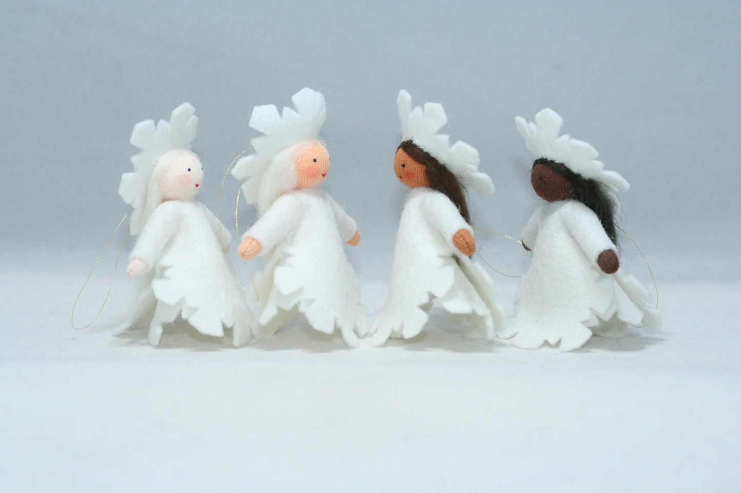 Ambrosius Ice Crystal Princess | Miniature Hanging Felt Doll