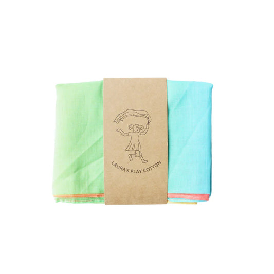 Pastel Rainbow Play Cloth 90 x 90 cm