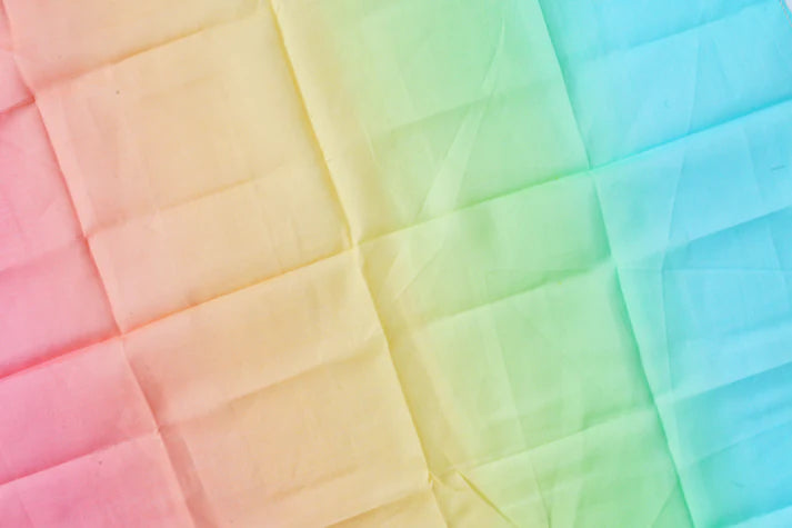 Pastel Rainbow Play Cloth 120 x 120 cm
