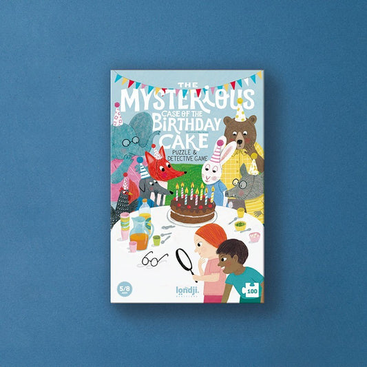 The Mysterious Case of the Birthday Cake Puzzle & Detective Game by Londji