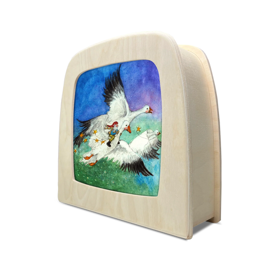 Toverlux | Eentje van Margo - George and the Snow Geese Silhouette