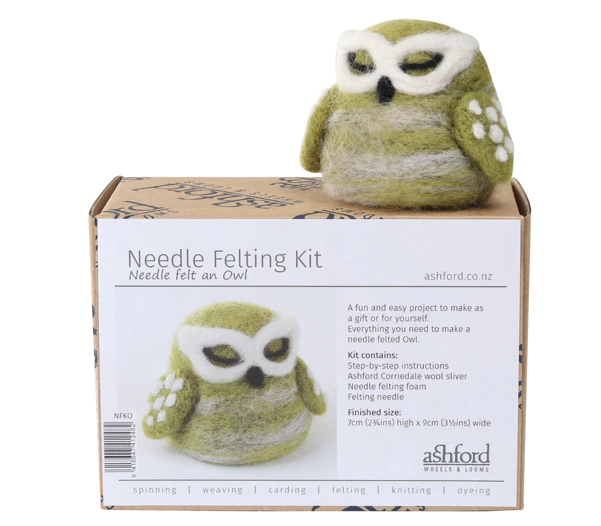 Needle Felting Kit: Owl