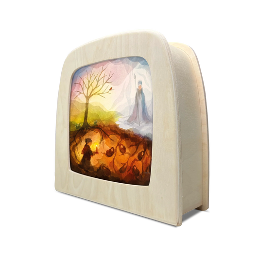 Toverlux | Vogel Geluk - Gaia and the King Silhouette