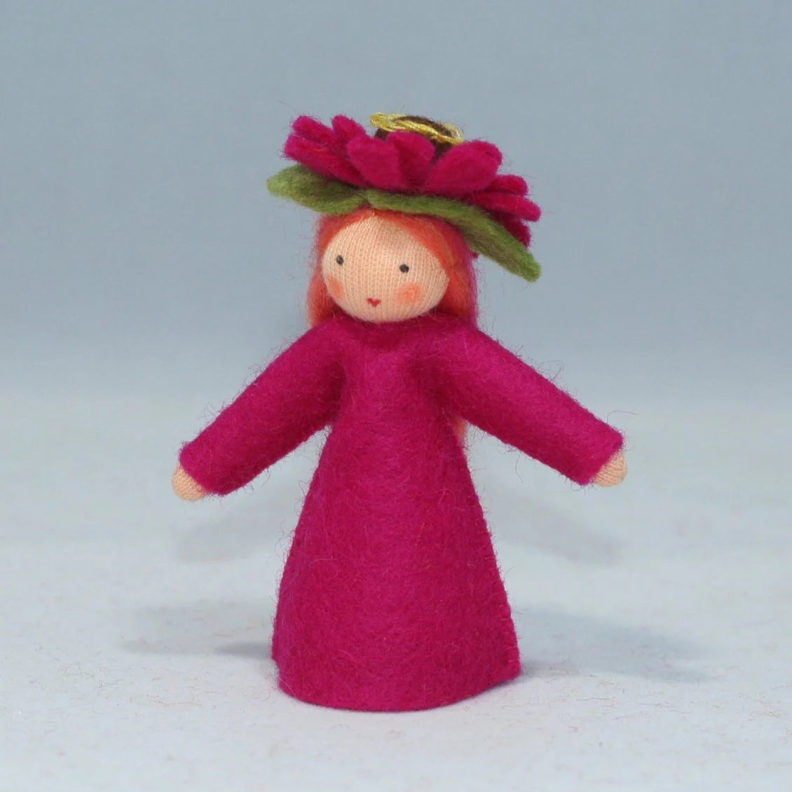 Ambrosius Zinnia Fairy | 3" Miniature Standing Doll