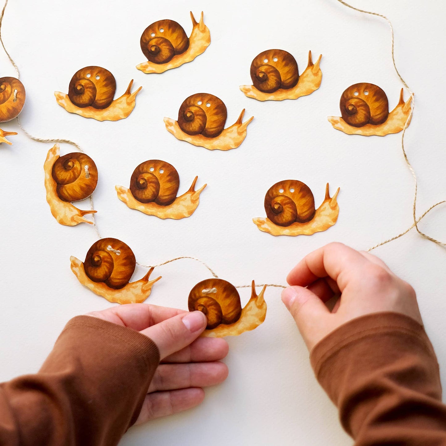 Snails Garland | DIY Paper Garland Kit