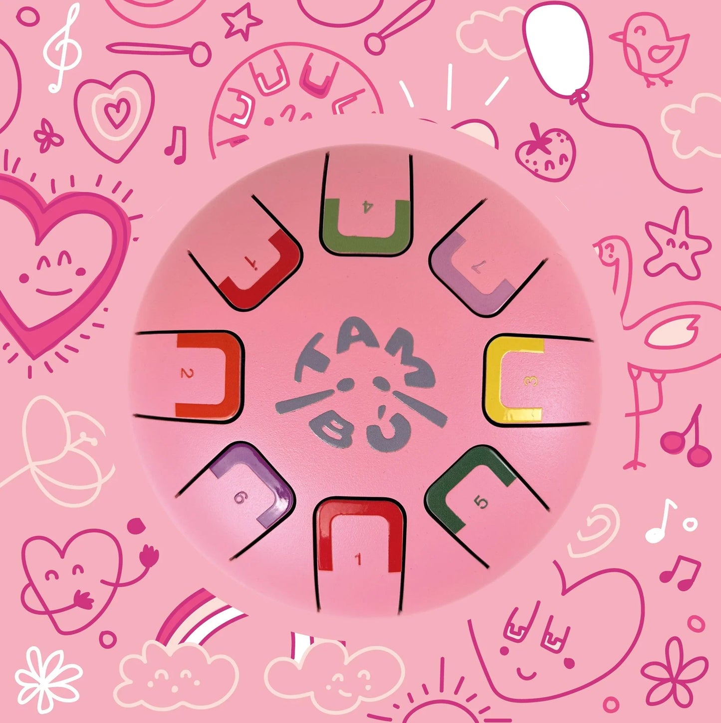 6" Tambu 8 Tones PINKY WINKY