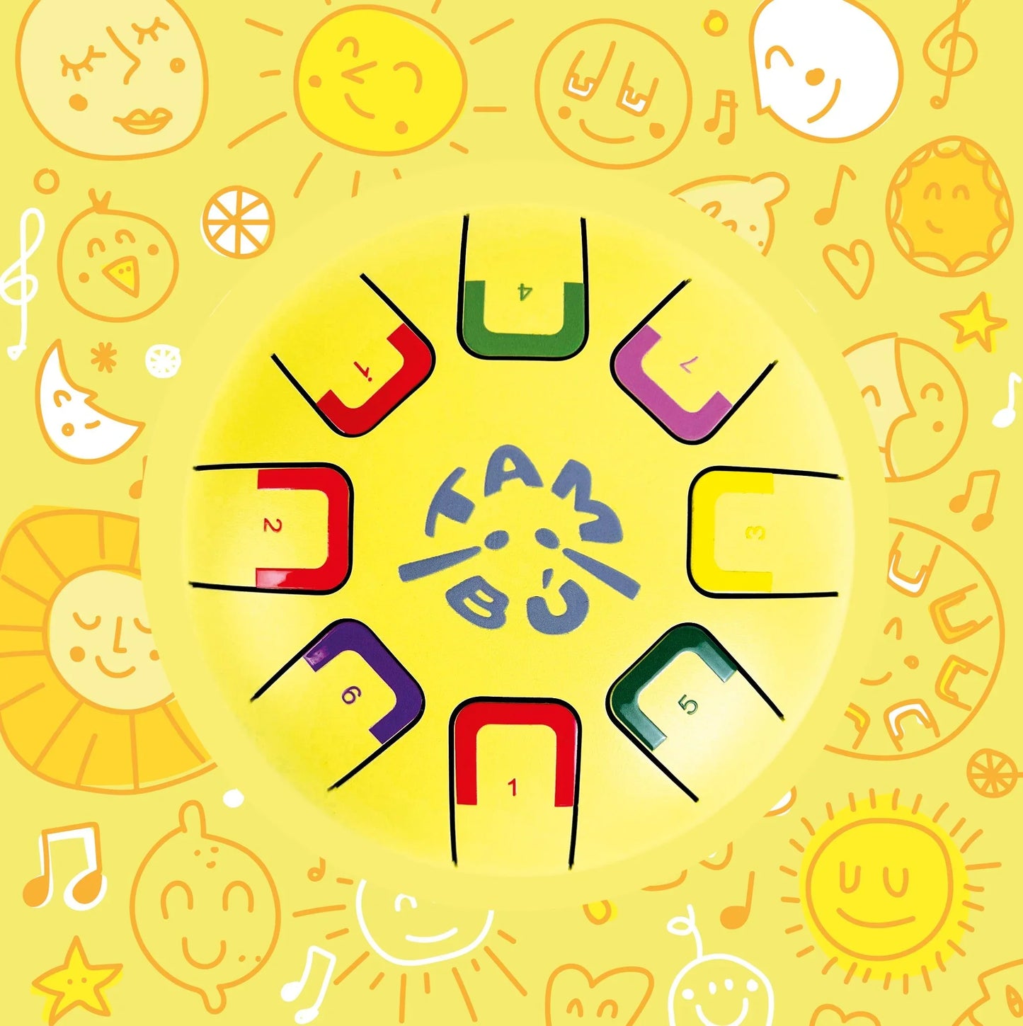 6" Tambu 8 Tones MELLOW YELLOW