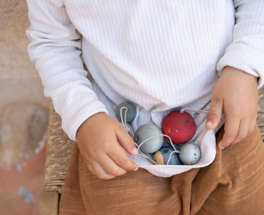 Grapat Wood Wish Ball Ornaments