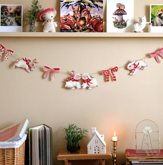 Rabbits Paper Garland | DIY Garland Kit