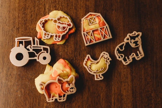 Mini Farm playdough Eco Cutter™ Set