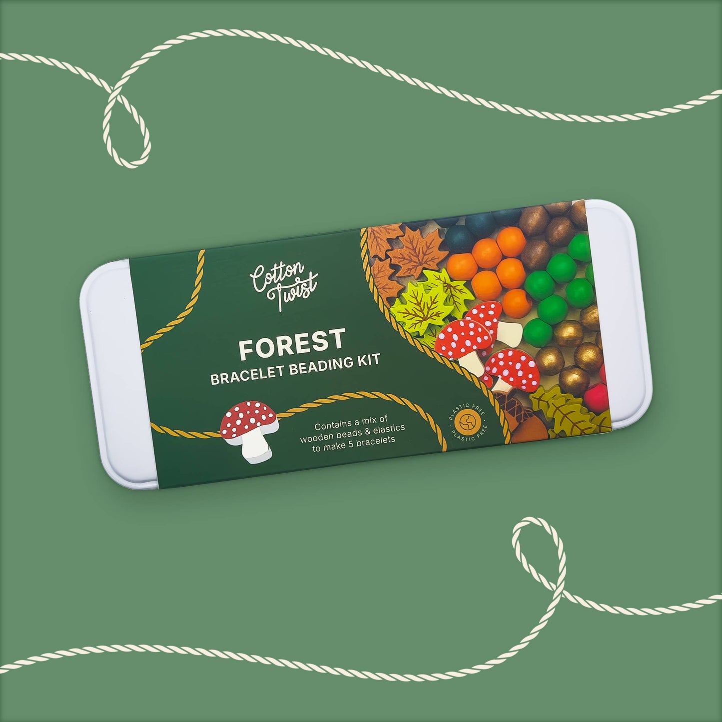 Forest Bracelet Bead Kit (Makes 5 Bracelets)