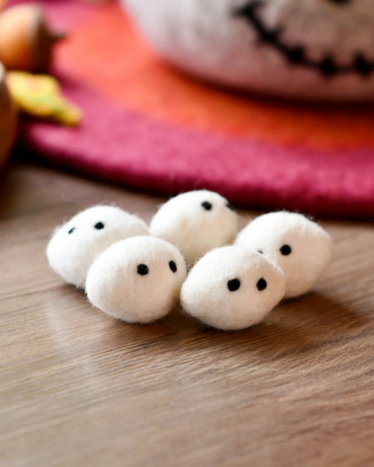Tara Treasures Felt Ghost Stones - 5 Ghosts