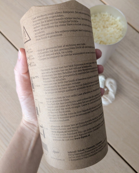 DIY Beeswax Candle Dipping Kit | Light Wax