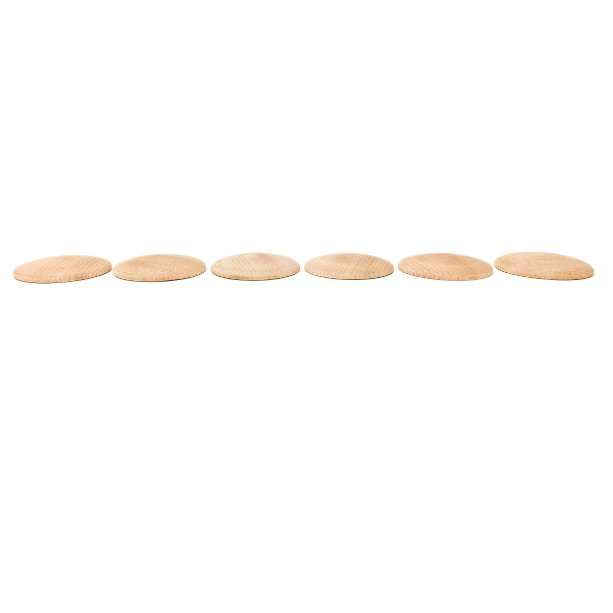 Grapat Wood Natural Discs 6 pcs