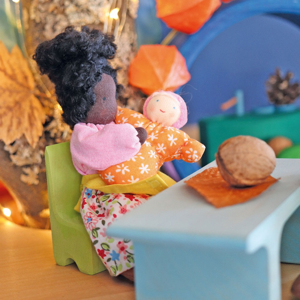 Grimm's Doll - Lime Baby (Dollhouse Size)