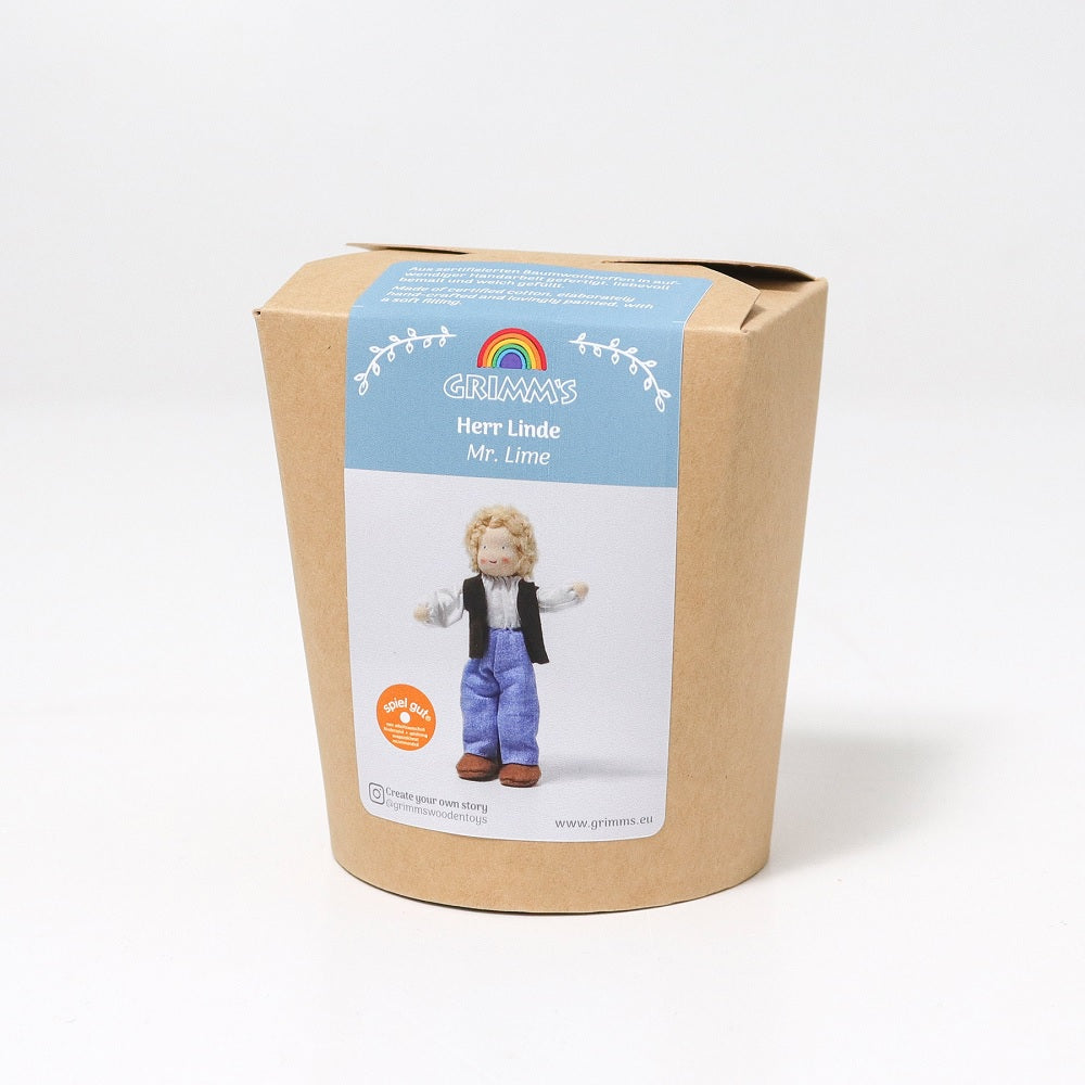 Grimm's Doll - Lime Pants Adult (Dollhouse Size)