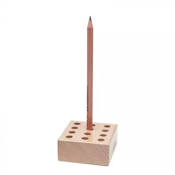 Wooden Pencil/Pen Holder for 12 REGULAR Sized Pencils/Pens
