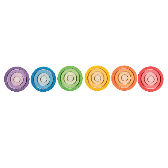 Grapat Wood Nest Rings 24 pcs