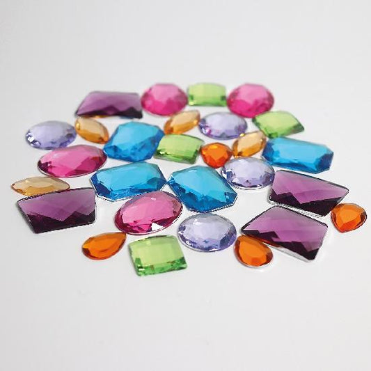 Grimm's Acrylic Glitter Stones, Giant