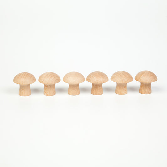 Grapat Wood Natural Mushrooms 6 pcs